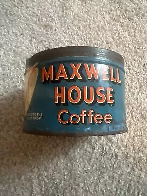 Vintage Maxwell House Coffee 1# One Pound Tin Can W/ Lid • $19.05