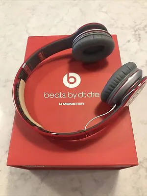 Beats By Dr Dre Beats Solo Hd Monster Beats Special Edition Red Headphones • $44