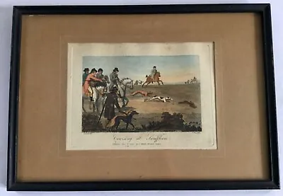C1793 Corbold Cook Wheble Engraving Coursing At Swaffham Equestrian Horses • £120.64