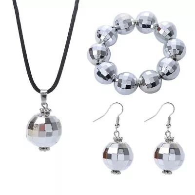 Chain Lantern Ball Pendant Necklace Bracelet Earrings Sets Jewelry Sets • $15.32