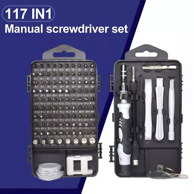 117 In 1 Screwdriver Set Tech Tool Kit For Repair Macbook Pro Apple Watch Laptop • $20.28