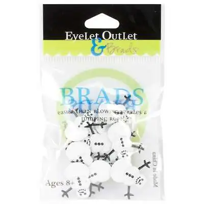 $5.29 • Buy Eyelet Outlet Shape Brads 12/Pkg Snowmen 810787020166