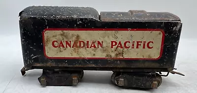 Rough Marx O Gauge / Scale Canadian Pacific Steam Locomotive Tender • $14.99