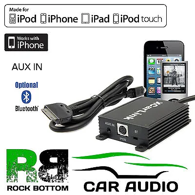 To Fit Lexus LS 430 2001-05 Car Radio AUX IN IPhone Bluetooth Interface Cable • £79.99