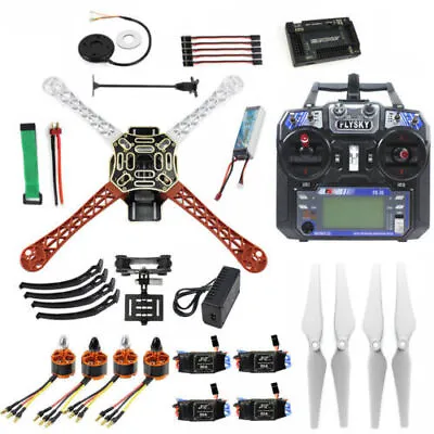 JMT RC Drone Aircraft Kit F450-V2 Frame GPS Camera Gimbal PTZ Unassembly RTF New • $245.50