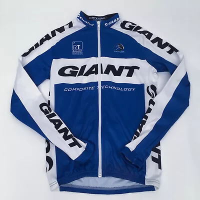 Giant Cannibal Retro Style Cycling Long Sleeve Jacket Fleece-XS-Extra Small • $29