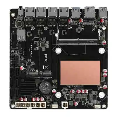 N100 I3-N305 NAS ITX Router Motherboard 4x I226-V 2.5G 2*NVMe 6*SATA3.0 DDR5 • $390