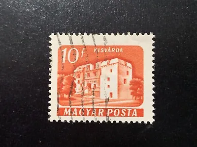 Hungary Magyar Posta 1961 Castles & Fortresses 10f Orange Brown Kisvarda - Used • $0.64