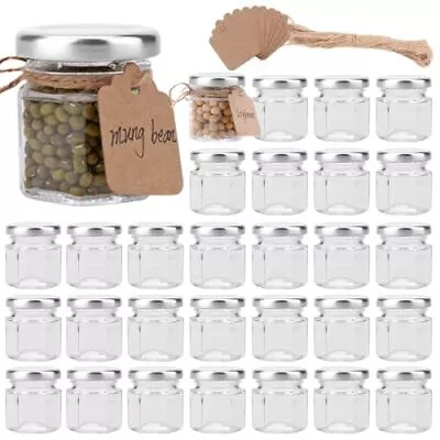 30 Pcs 1.5 Oz Glass Jars With Silver Lids Mini Mason Jars For Gifts Crafts... • $28.65