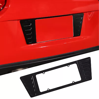 Gloss Black Auminum Alloy Rear License Plate Filler Frame For Corvette C6 05-13 • $39.99
