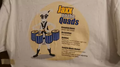 Vintage Drum And Bugle Corps Marching Band Quads Drummer T Shirt • $16