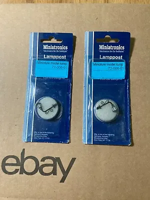 2 Of Miniatronics Hobby Lamppost 72-006-01 Germany/Hungary NIP • $12.99