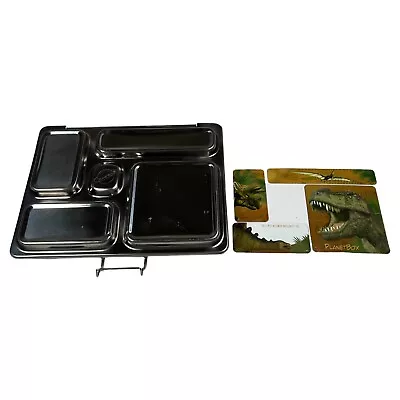 PLANETBOX Rover Stainless Steel Bento Lunch Box Container + Dinosaur Magnets • $39.95