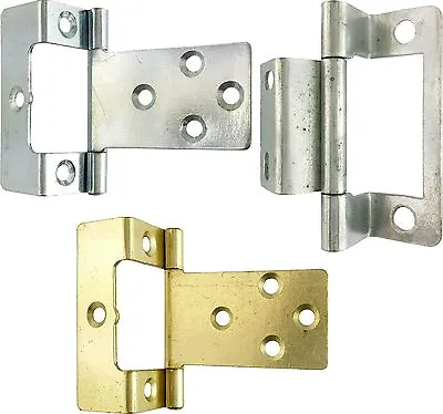 Flush Hinge Single & Double Cranked - Cupboards Caravans & Boats Price Per Hinge • £4.08