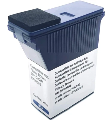 £8.95 • Buy Pitney Bowes DM50/DM55/DM60/K700/K721/K722 Compatible Ink Cartridge Blue
