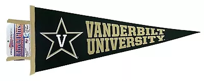 Vanderbilt University Commodores Wool Pennant By Collegiate Pacific-12x30-NWT • $19.99