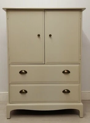 £299 • Buy STAG Linen Cupboard With Drawers - Farrow & Ball ‘Old White’ - HF8303