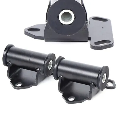 Black Solid Frame Mounts S10 S10 SBC 350 Swap V8 For Chevy Engine Swap New  • $46