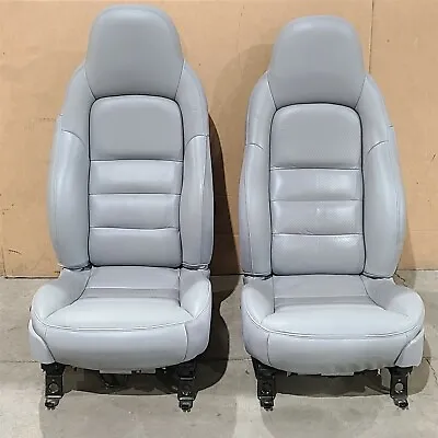 2005 Corvette C6 Seats Sport Seat Set Titanium Aa7106 • $701.22