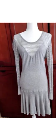 Victoria’s Secret Heather Grey Sweater Flare Dress S/P Excellent • $24.99