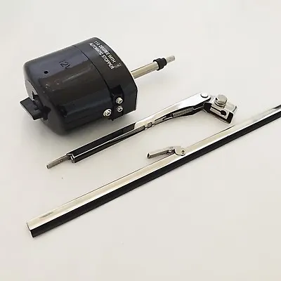 Hot Rod Windshield Wiper Universal Kit With Switch On Motor - 12 Volt • $54.95