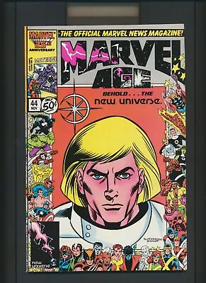 Marvel Age 44 25th Anniversary Border Cover 1986 Hi Res Scans • $7