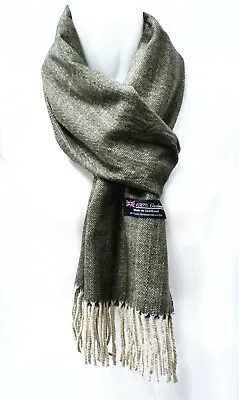 Womens Mens Winter 100% Cashmere Plaid Check Scarves Wool Scarf Scotland Made  • $7.69