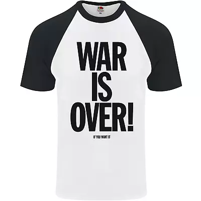 War Is Over If You Want It John Lennon Mens S/S Baseball T-Shirt • £12.99