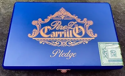 E.P. Carrillo 'The Pledge' Deep Blue Empty Cigar Box No Cigars • $14