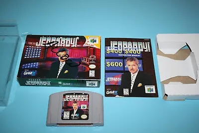 JEOPARDY (Nintendo 64 N64) - Complete In Box W/ Protector! • $14.99