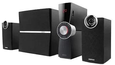 Edifier C2XD 2.1 Multimedia Bookshelf Speaker System With Subwoofer - Black • £99.99