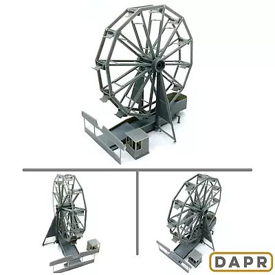 DAPR-N Gauge Model Railway Fairground Kit - Motorised Mobile Ferris Wheel Ride • £24.99