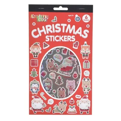 £3.12 • Buy Christmas Stickers Pad Book Childrens Card Making Arts And Craft
