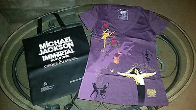 Michael Jackson Immortal World Tour Cirque Du Soleil Women's Med Shirt/tote Bag • $12.99