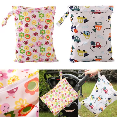£4.54 • Buy Large Nappy Bag Waterproof Bag Eco Swimmers Kids Nappies Nappy Wet Bag 30x40cm