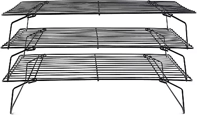 Cooling Rack 3-Tier Stainless Steel Stackable Baking Cooking Cooling Racks  • $20.89