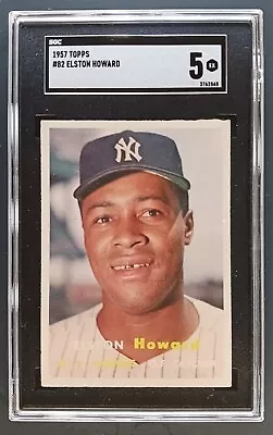 Elston Howard SGC 5  1957 Topps #82 New York Yankee Great • $49