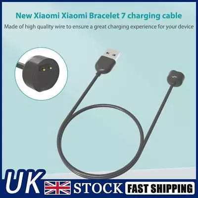 USB Magnetic Charging Cable 0.5M Replacement Charger Cord For Xiaomi Mi Band 7 • £5.59