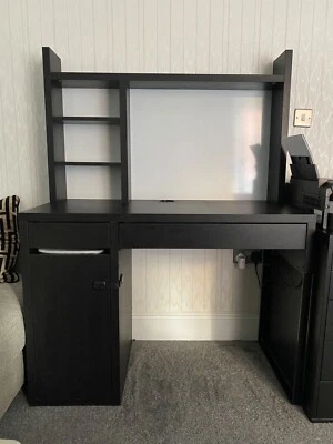 £80 • Buy   IKEA   MICKE BLACK-BROWN DESK WORKSTATION (105 X 50cm) ! RRP £140