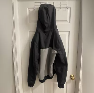 H&M Winter Jacket Zip Up Pockets Grey Black Gray Zipper • $10