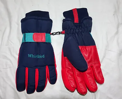 NEW Mens Vintage Columbia Whirlibird Colorblock Thick Warm Winter Gloves Large • $11