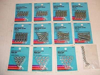 1960s 70s VINTAGE HONDA PARTS 120 PC METRIC SCREW SET LIKE ORIGINAL NOS NICE • $29.95