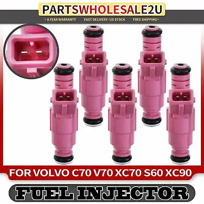 5Pcs Fuel Injector For Volvo S60 2001-2009 2012-2016 C70 1998-2013 V70 1998-2007 • $42.99