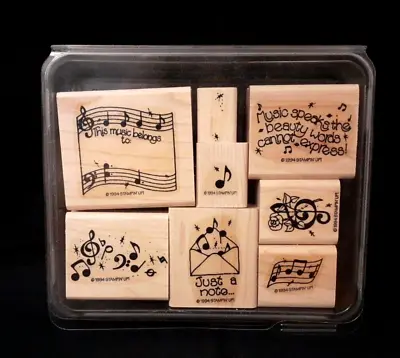 Stampin' Up Music Stamps Rubber Stamps New • $14.99