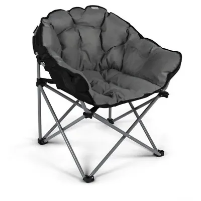 Kampa Tub XL Folding Camping Chair - Fog Grey • £54.99