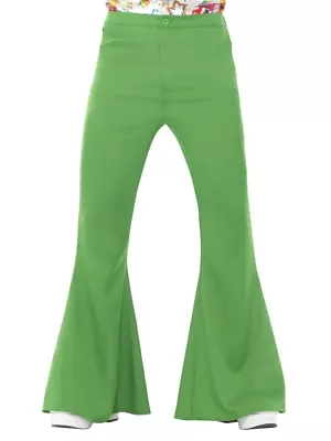 Flared Trousers Mens Green • £11.99