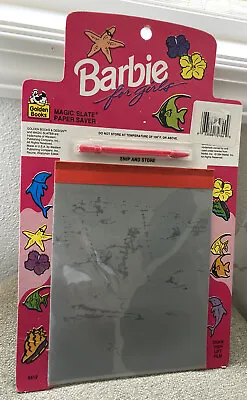 Vintage 1994 Golden Mattel  Barbie Magic Slate Paper Saver Draw Then Lift  8419 • $39