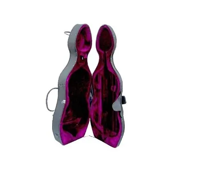Merano Cello Case With Two Wheels Lightweight ~ 1/2 1/4 Size - Black • $159.99