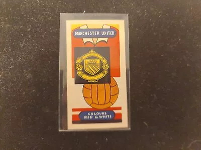 1961 Amalgamated Tobacco #3 Manchester United Mills Tips Soccer Badge - EX-NM • $4.92