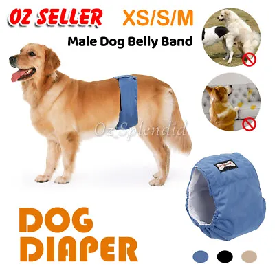 $7.99 • Buy NEW!Male Female Dog Puppy Nappy Diapers Belly Wrap Band Sanitary Pant Underpants